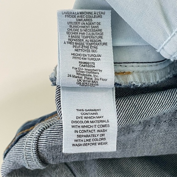 Free People We The Free Emmy Split Hem High Waist Boot Cut Jeans Medium Blue 27 - Picture 11 of 11